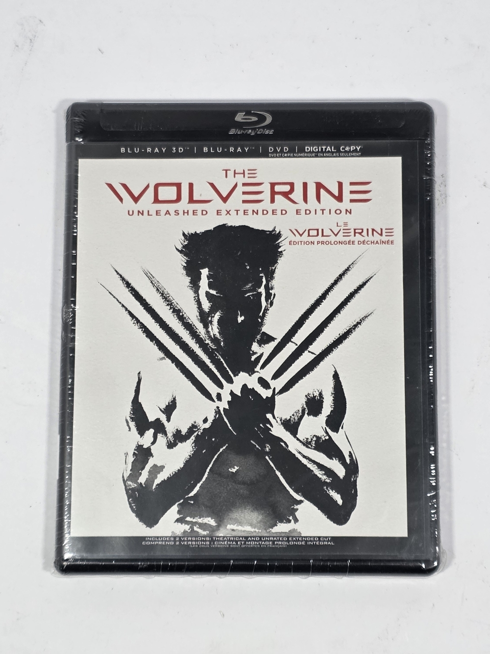 The Wolverine Unleashed Extended Edition Blu-ray 3D DVD 4-Disc NEW SEALED